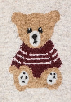 CON ORSETTO - Maglione - avorio