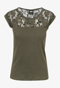 Unausgewählt, olive