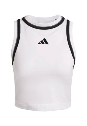 adidas Sportswear, ESSENTIALS COLOR POP CROPPED - Top - white
