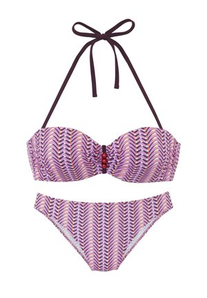 SET - Bikini - rosa bedruckt