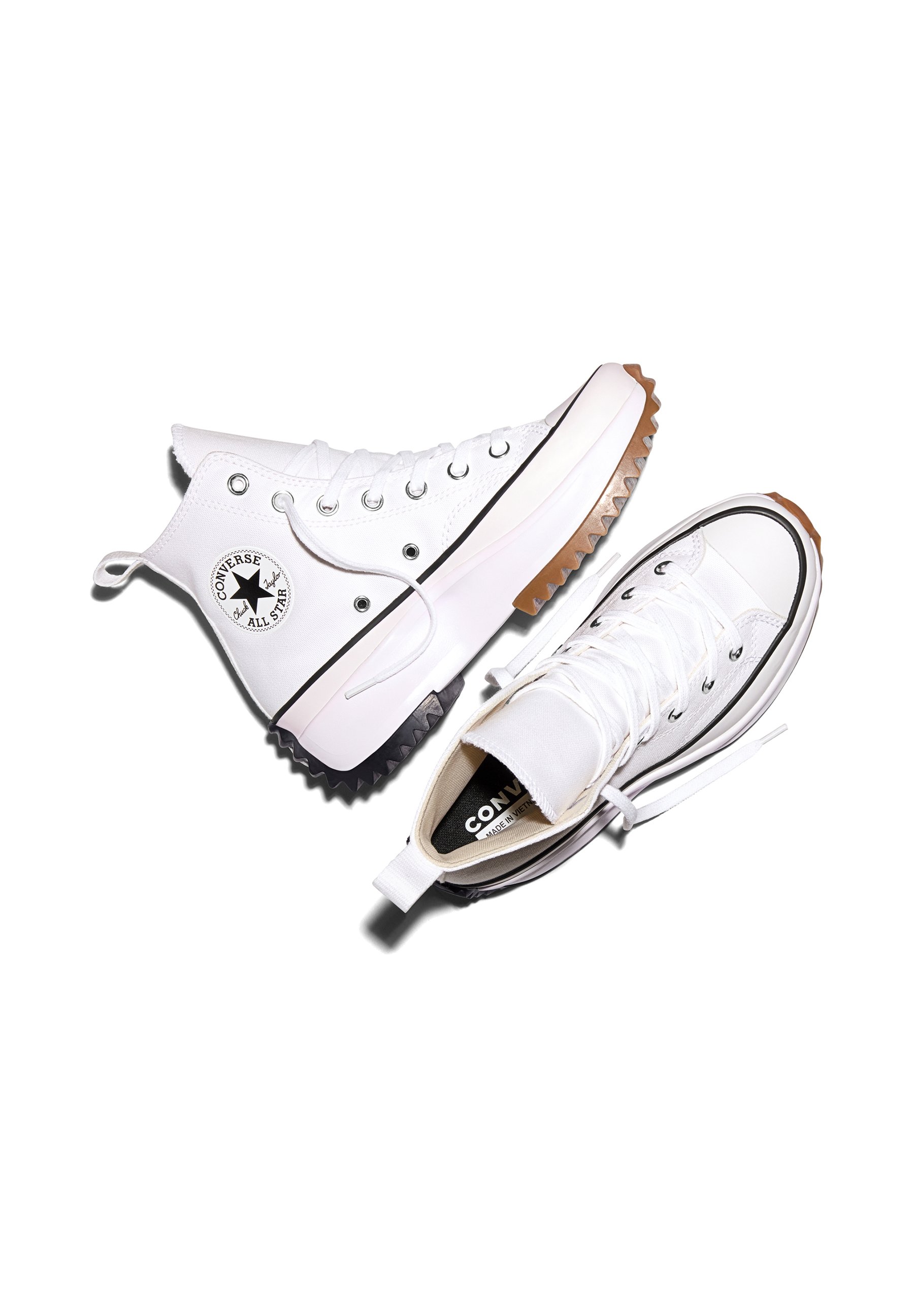 Converse RUN STAR HIKE - High-top trainers - white/black/white