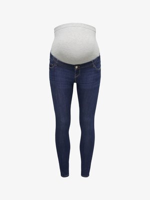 ONLY MATERNITY STORM - Slim fit jeans - dark blue denim