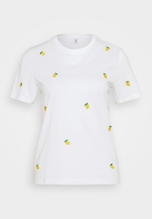 ONLKETTY O NECK - T-Shirt print - bright white