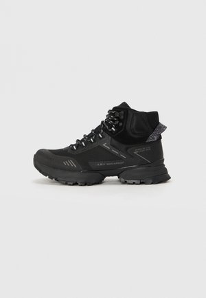 ALEI  - Gležnjarji z vezalkami - basic black