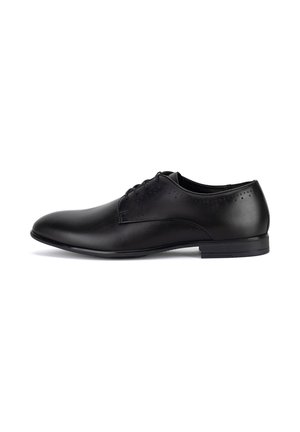 Pantofi eleganți cu șireturi - black