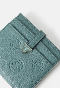 Guess CRESIDIA TAB CARD CASE - Carteira - teal