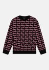 JUNIOR GIRL OVERSIZE ACTIVE - Mikina - black