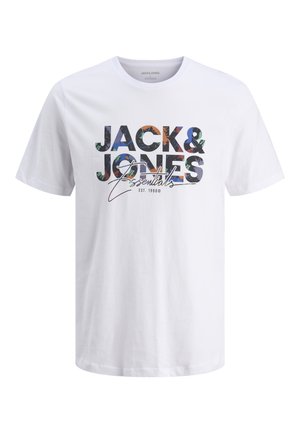 Jack & Jones Junior, JJGEPLAS - T-shirt con stampa - white