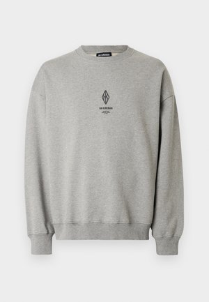 DIAMOND OVERSIZED CREW NECK - Sportinis megztinis - grey melange