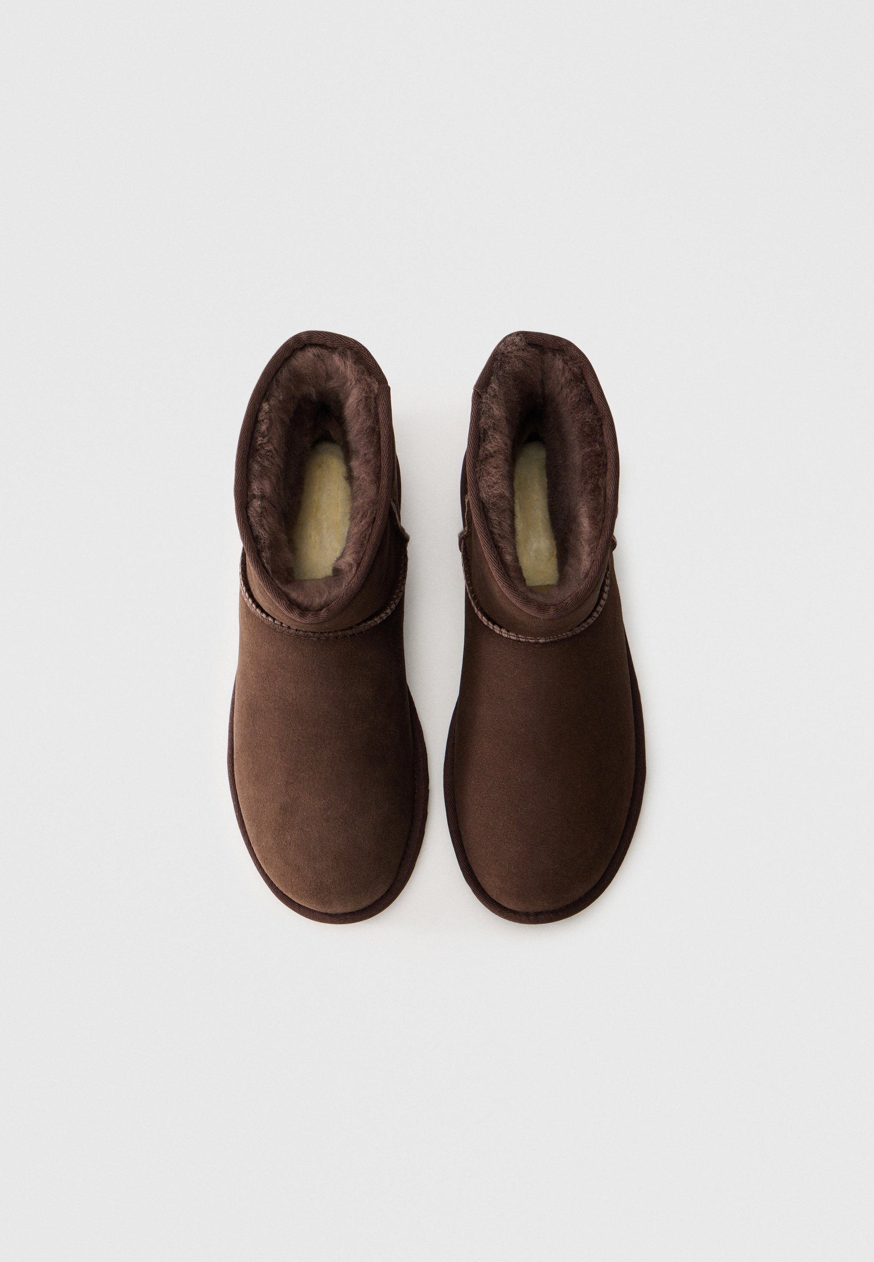 UGG CLASSIC MINI UNISEX - Botas de inverno - dusted cocoa/castanho