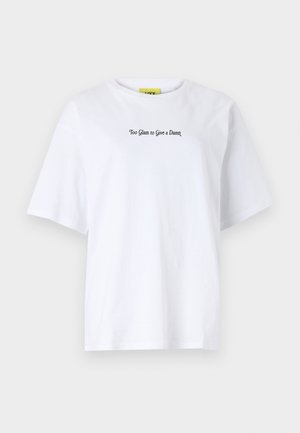 JJXX JXMILLOW LOOSE TEE - T-shirt imprimé - bright white