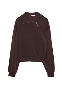 SOFT-TOUCH  - Mikina - mottled brown