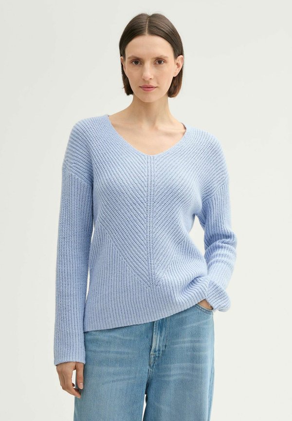 MIT V-AUSSCHNITT - Strickpullover