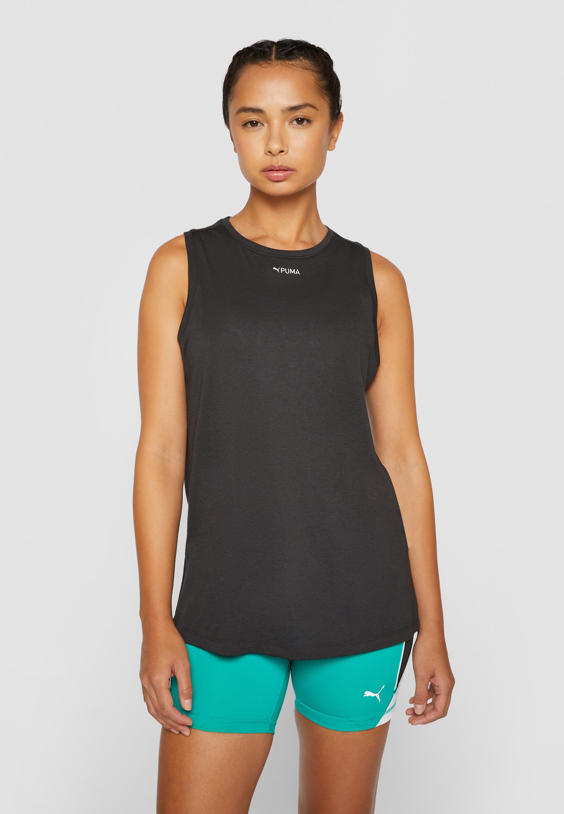 Top Puma Studio Unwind Training Tank Para Mujer - Negro