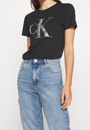 Print T-shirt - black