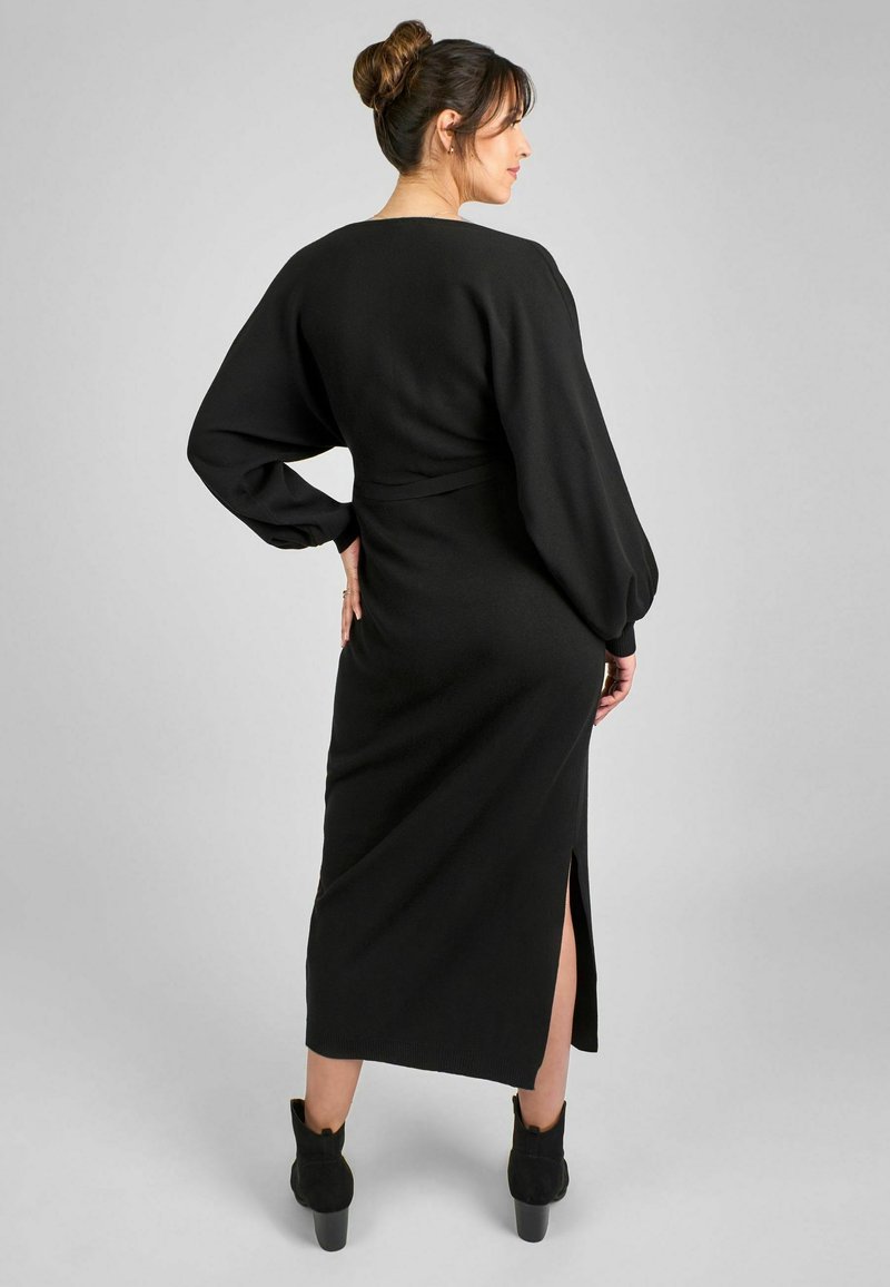JoJo Maman Bb MATERNITY SLEEVE-REGULAR FIT - Jumper dress - black -  Zalando