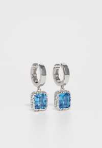 RADIANT EARRINGS UNISEX - Earrings - white/light blue/silver-coloured