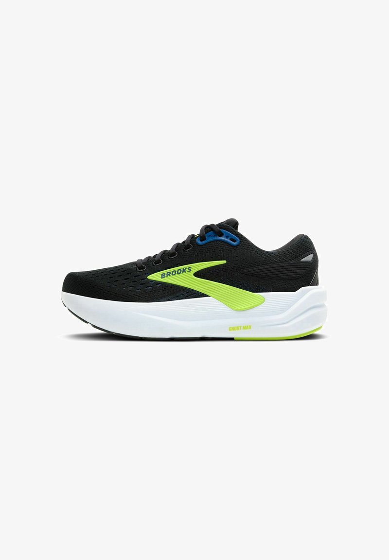 Brooks GHOST MAX 3 - Scarpe da corsa su strada - black/navy/acid lime