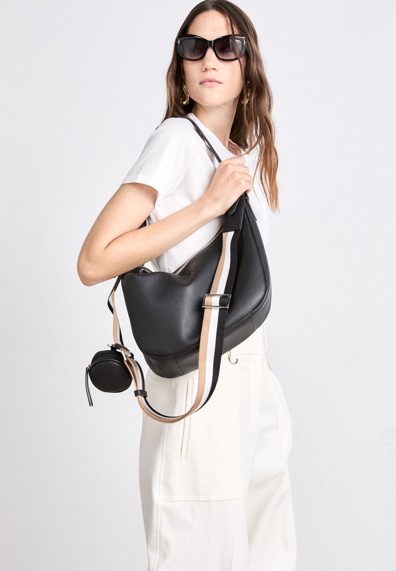 BOSS ADDISON HOBO - Håndtasker - black/sort - Zalando.dk