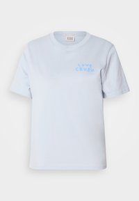 CHEST ARTWORK REGULAR FIT - Marškinėliai su spaudiniu - shirting blue