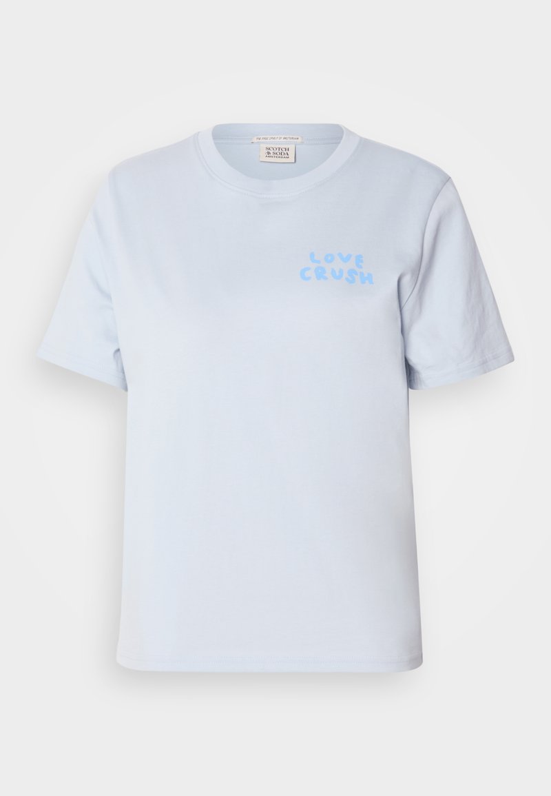 Scotch & Soda T-shirt print lichtblauw Scotch & Soda T-shirt print lichtblauw