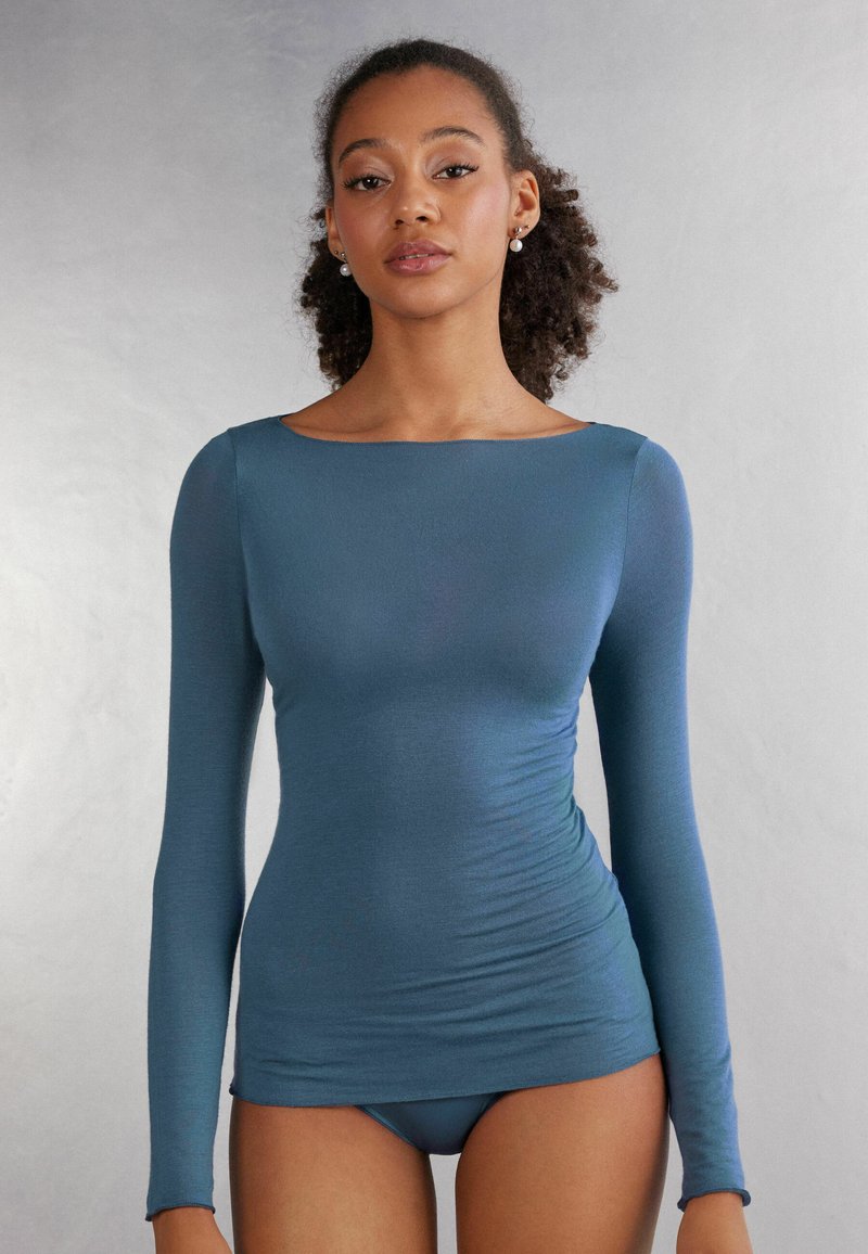 Intimissimi U-BOOT-AUSSCHNITT - Tílko - blue