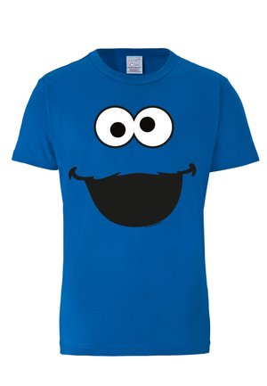COOKIE MONSTER - Print T-shirt - blau