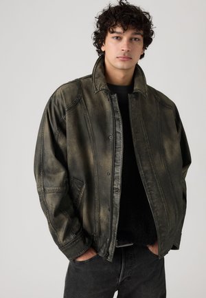 Levi's®, JABRIL LEATHER JACKET - Кожено яке - brown