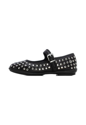 Ballerine con cinturino - black