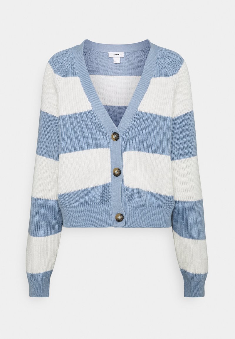 Monki Casaco de malha - blue dusty light