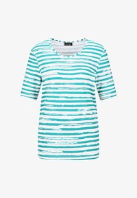 Sélectionné, petrol/white patterned