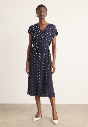 GANT PRINT CAFTAN DRESS - Day dress - evening blue