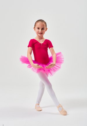 Tanzmuster BALLETT TUTU NELE KURZARM - Tanztrikot - pink