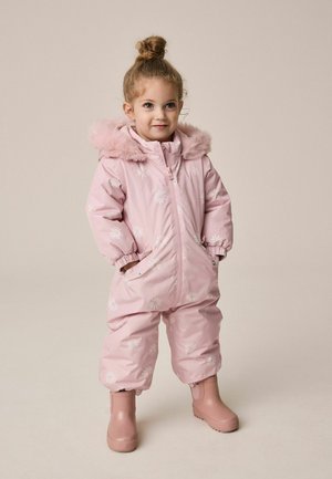 Next, WATERPROOF PRINTED SNOWSUIT - Schneeanzug - pink floral