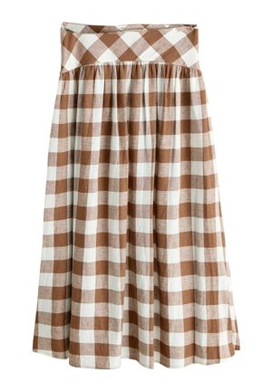 PETITE FIT - GINGHAM - Maxinederdele - brown