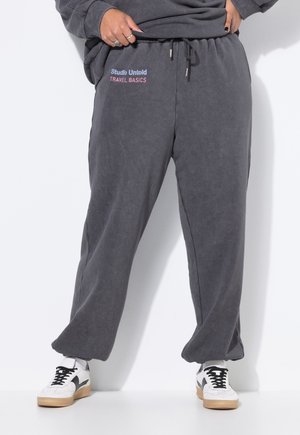 Tracksuit bottoms - mottled anthracite