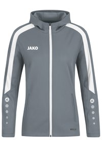 JAKO FUSSBALL POWER KAPUZEN - Felpa con zip - grau