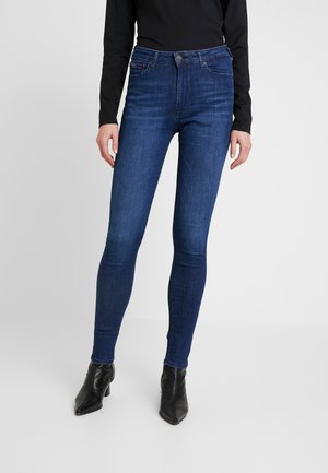 Vaqueros pitillo - dark-blue denim