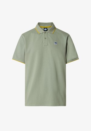 North Sails, WITH CONTRAST EDGES - Polo - iceberg green