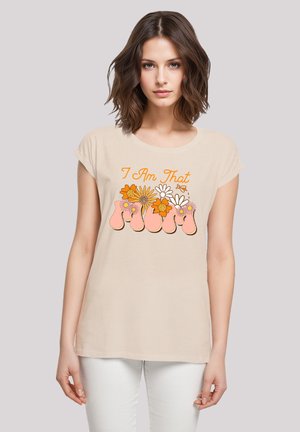 MUTTERTAG BLUMEN  - Print T-shirt - whitesand