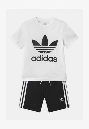 TEE SET UNISEX - Kraťasy - white/black