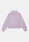 ICONS HALF ZIP - Bluză polo - lilac