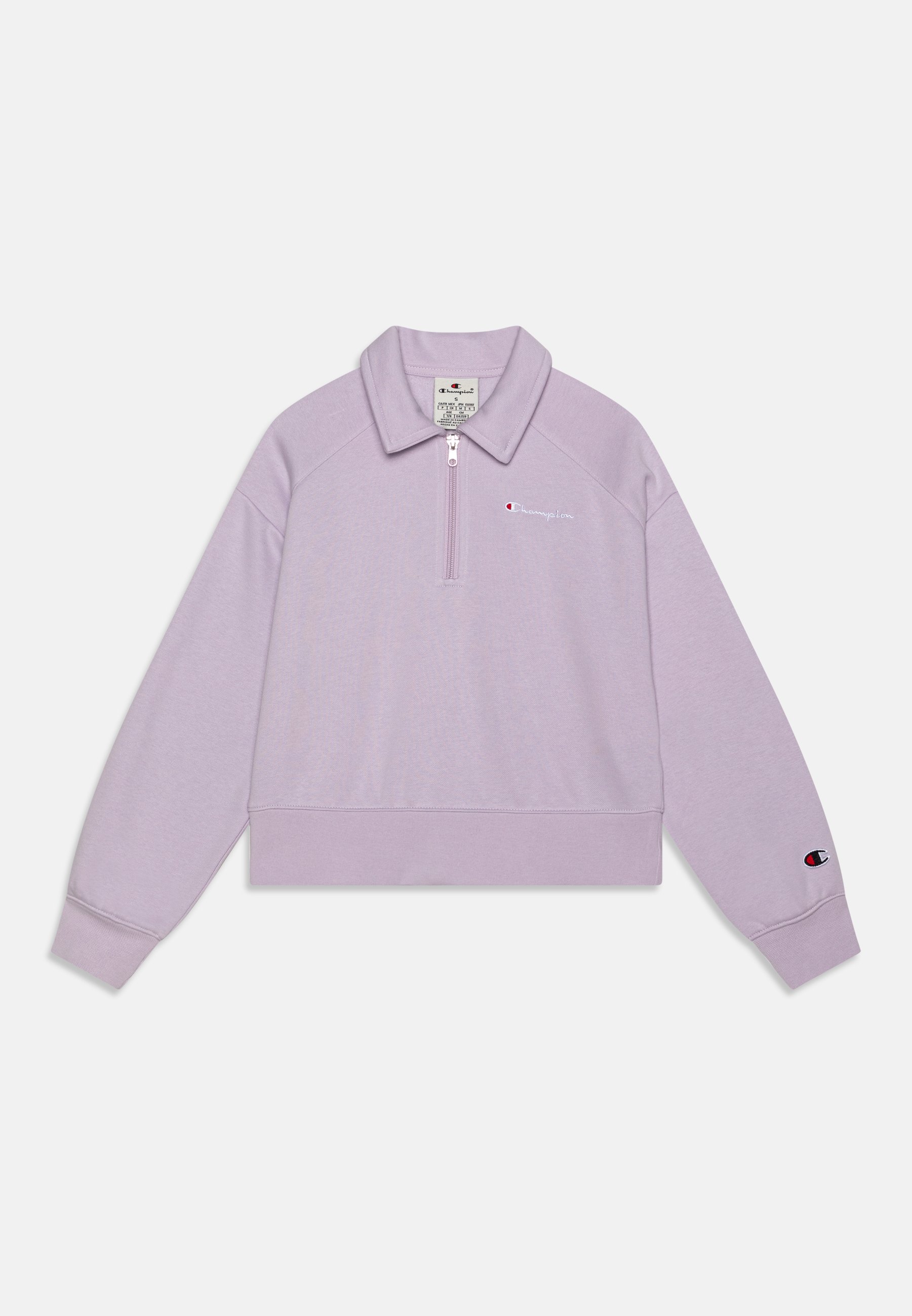 Champion ICONS HALF ZIP Polo shirt lilac