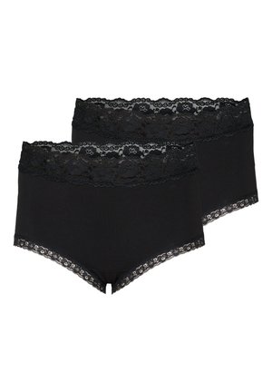 2-PACK WITH AND HIGH WAIST - Slip - black