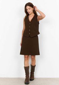 Soyaconcept SC-ISOBEL 3 - Waistcoat - brown combi