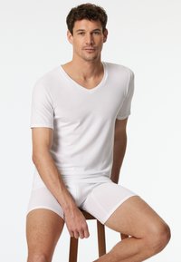 Schiesser Hemd - weiss