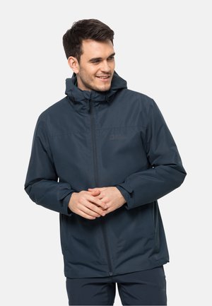 Jack Wolfskin TAUBENBERG 3IN1 - Veste Hardshell - night blue