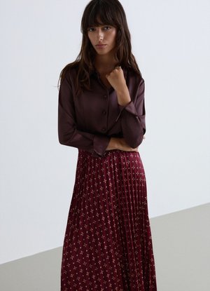 Calliope, CAMICIA TINTA UNITA - Camicia - marrone