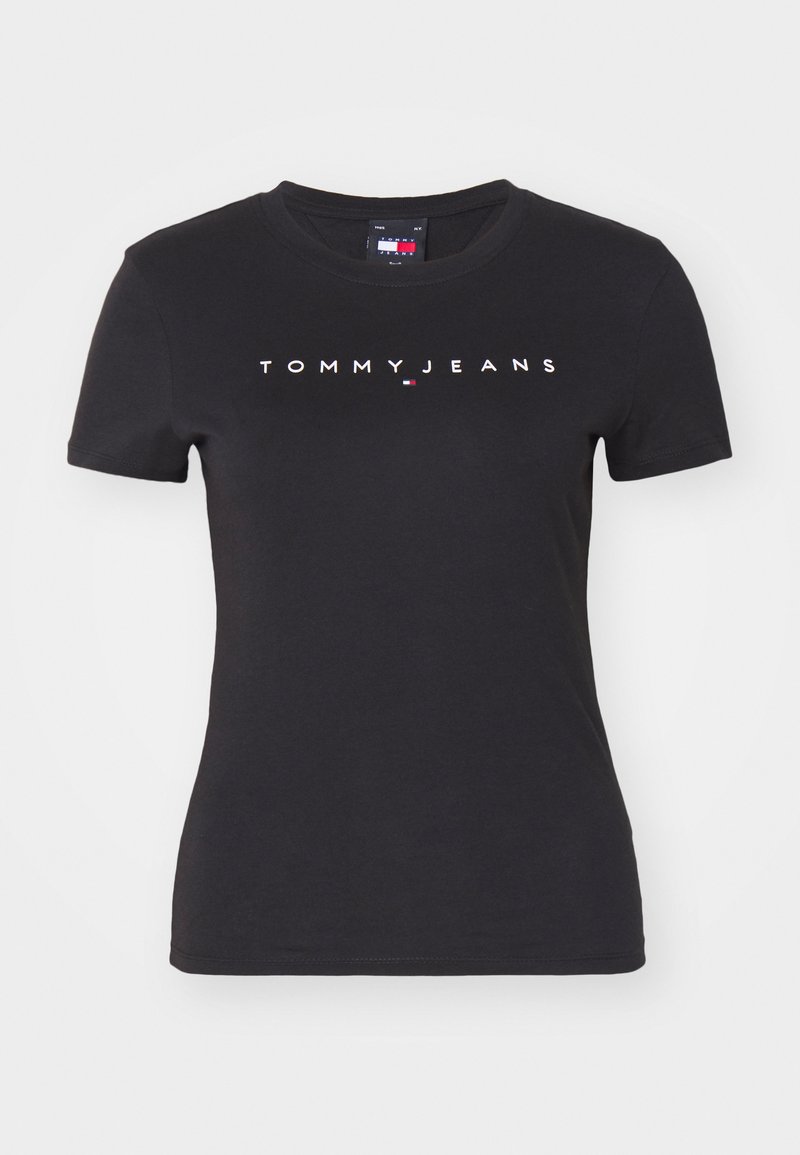 Tommy Jeans T-shirt print zwart Tommy Jeans T-shirt print zwart