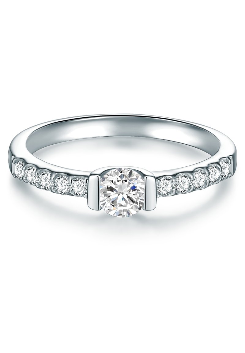 TRILANI Ring Ring Sterling Silber Zirkonia weiß silber » günstig online kaufen